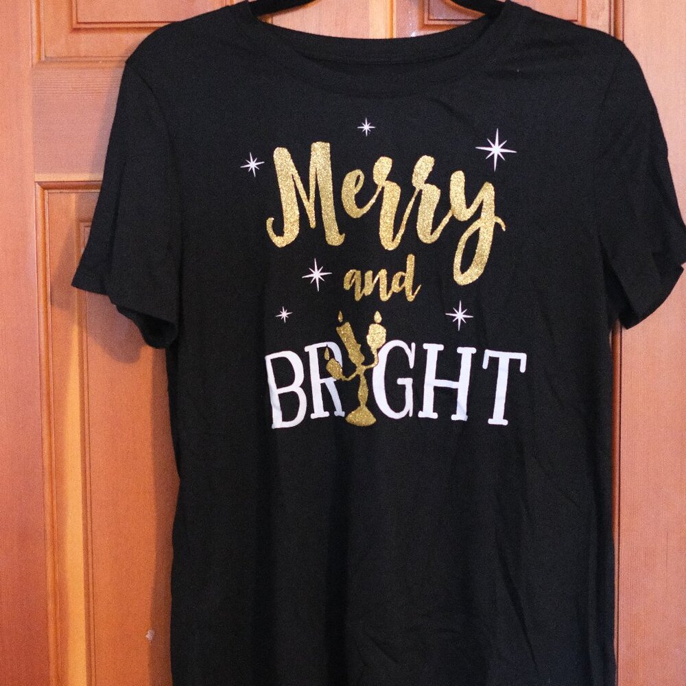 Disney Parks Merry and Bright Tshirt